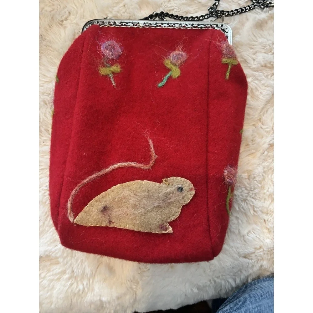 Sassy Cats Felt Cat Purse Purr-Fect Craft Projects Sheila Haynes Hand Made